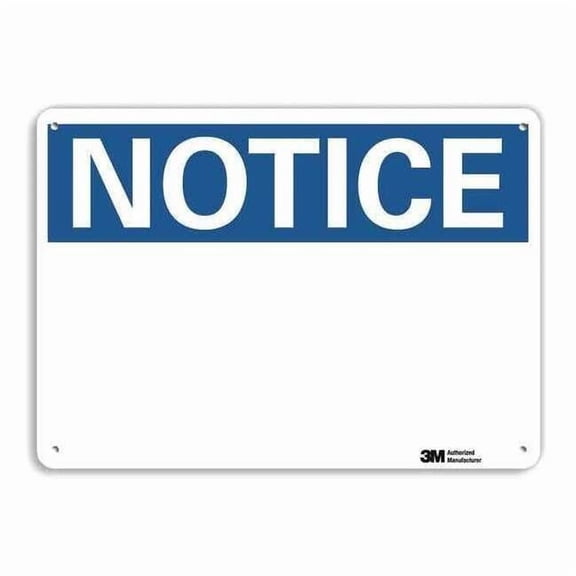 Lyle Notice Sign,10 inx14 in,Aluminum U5-1024-RA_14X10