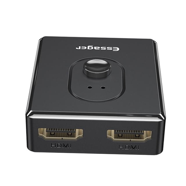 HD 4K 2.0 Caja de conmutador de adaptador de división 1x2 / 2x1 para DVD Blu-ray Player para para PS3 para Hub manual Splitter Hub