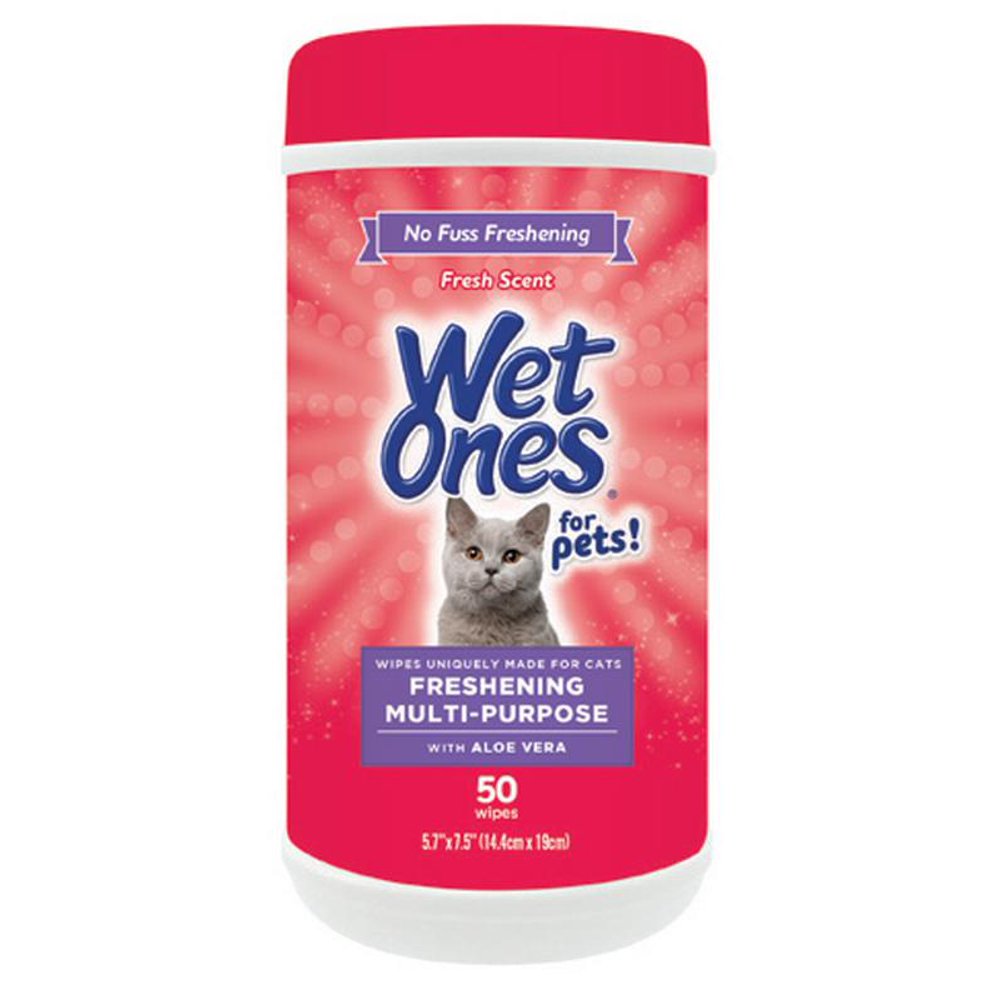 Wet Ones Multipurpose Wipe for Cats 50 ct Canister