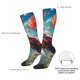 thumbnail image 4 of Balery Beautiful Red Train Hot Air Balloon Calcetines novedosos Calcetines deportivos Calcetines hasta la rodilla Calcetines de algodón Calcetines originales y geniales, 4 of 6