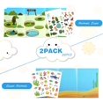 thumbnail image 4 of Libro de pegatinas estáticas reutilizables para niños de 3, 4, 5 y 6 años, actividades de aprendizaje preescolar, regalos para niños pequeños, 2 uds., 4 of 5