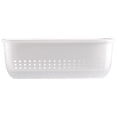 thumbnail image 3 of Kitecy 2 in 1 Colander Bowl 2-In-1 Double Layer Colander Strainer Bowl Kitchen Tool Filter Wash Vegetables Drain Pasta Multifunctional , Multi Function Strainer Kitchen Filter Bowl Set, 3 of 10