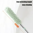 thumbnail image 4 of Extendable Dusting Wand with Washable Electrostatic Head, 37.4 Inches Maximum Length Flexible Duster for High Places, Ceiling, Blinds, Crevices, Bed Bottom, Reusable and Lightweight, 4 of 6