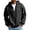 13#Black, variant on Mens Quarter Zip Solid Color Hoodies Thermal Long Sleeve Lightweight Big and Tall Mens Sweatshirt Gray 2XL
