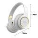 thumbnail image 3 of Auriculares de juego inalámbricos Bluetooth, auriculares plegables para llamadas y juegos, blanco, 3 of 8
