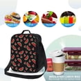 thumbnail image 4 of Xecao Watermelon Print Lunch Bag - Durable, Double-Insulated Lunch Bag, Holds Lunch Box, Water Bottle, & Snacks,Leakproof Cooler Tote Bag, 4 of 7