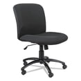 thumbnail image 2 of Safco Uber Grande Taille Dossier Mi-Haut - Chaise - Pivotante - polyester - Noir, 2 of 2