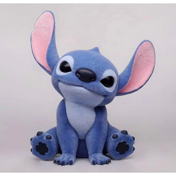 Monogram Lilo & Stitch Movie (2025) - Stitch Flocked Figural PVC Coin Bank