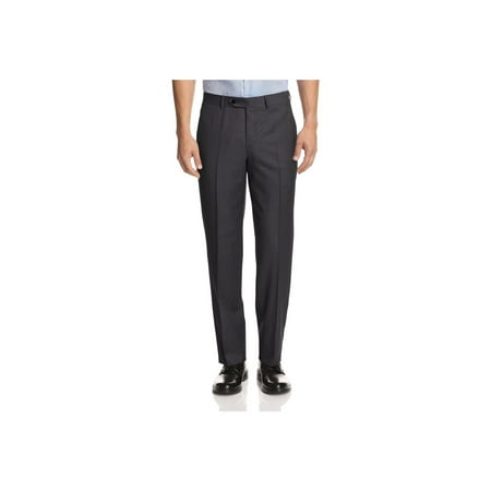 GN GIORGIO NAPOLI Men's Suit Separates Dress Pants Flat Front Classic Modern Fit Charcoal
