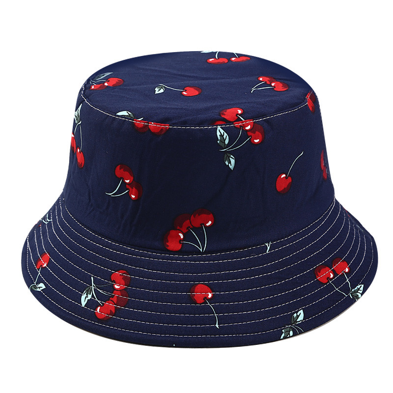 Pgeraug Bucket Hats Printing Doublesided Wearing Visor Folding Fishing Bucket hats for women F