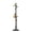 Black-Square Base, variant on Solid Wood Coat & Hat Rack, Dark Walnut, 3-Leg Base, Freestanding Tree Shape with 11 Hooks for Bedroom Office Entryway