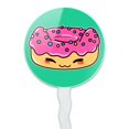 thumbnail image 2 of Cute Kawaii Cat Donut Cupcake Picks Toppers Decoration Set of 6, 2 of 6