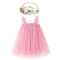 thumbnail image 5 of Tkrady Dress for Girls Spring Summer New Mesh Sling Tulle Fashionable Tutu Dresses with Headband, Sizes 1-4 Years, 5 of 5