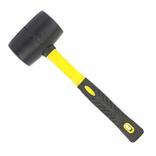 Big Horn 19299 Maillet en Caoutchouc de 24 oz avec Poignée en Fibre de Verre