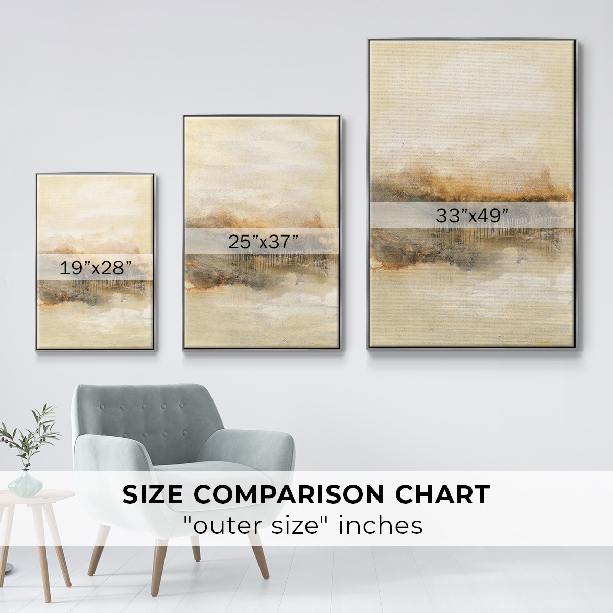 Keeping Secrets I Framed Premium Gallery Wrapped Canvas - Ready to Hang - 25 x 37 - Silver Floating Frame
