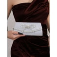thumbnail image 6 of Glitter Clutch Purses for Women Elegant Bow Evening Bag Dressy Wedding Cocktail Party Prom Rhinestone Purse, 6 of 6