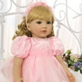 thumbnail image 4 of Decdeal Muñeca Reborn, muñecas realistas, vinilo de silicona y cuerpo de algodón Decdeal Vestido rosa vaporoso, 4 of 7