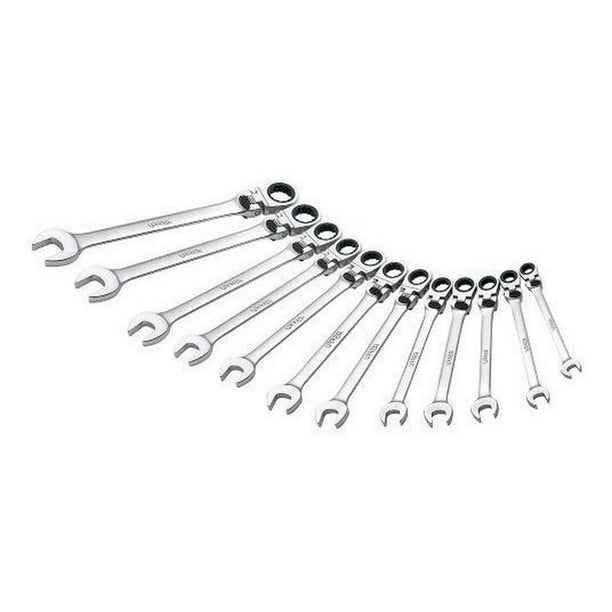 Juego De 12 Llaves Combinadas Flexible Métricas Urrea Urrea 12MF12M