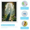 thumbnail image 3 of Diamond Art Kits for Adults, Majestic Peacock Ancient Garden 5D Diamond Painting Kits for Adults Beginners, DIY Full Drill Diamond Painting, Gem Art and Crafts 12x16, 3 of 7