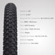 thumbnail image 2 of Kit De Llanta Kenda R20 x2.125 BMX Con camara K905 Negro, 2 of 4