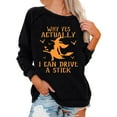 thumbnail image 2 of WXLWZYWL Halloween Sweatshirt for Women 2024 Novelty Graphic Long Sleeve Round Neck Pullover Sweatshirts Shirts Plus Size, 2 of 4