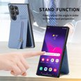 thumbnail image 7 of ELEHOLD Wallet Phone Case for Samsung Galaxy A15 Durable Shockproof Cover with Flip Card Holders Zipper Pocket Kickstand designed for Samsung Galaxy A15,(Blue), 7 of 7