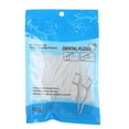 thumbnail image 3 of 50/100pcs Dental Floss Flosser Picks Toothpicks Teeth Stick Tooth Cleaning Interdental Brush Oral Hygiene Care Tool, 3 of 19