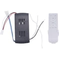 thumbnail image 2 of PinesC Universal Ceiling Fan Remote Control Kit Replacement, 6-Speed & Timing, Remote Replacement for DC Ceiling Fan Light, 2 of 5
