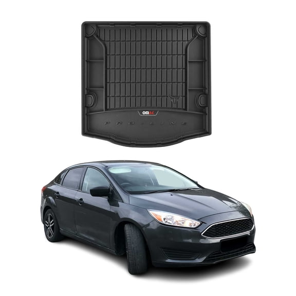 OMAC Premium Cargo Mats Liner for Ford Focus 2012-2018 Sedan All-Weather