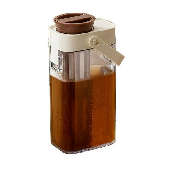 1000ml Cold Brew Coffee Maker with Handle 350 Mesh Filter for Home Outdoor Camping Hand-Grinded Coffee Cold Brew Pot