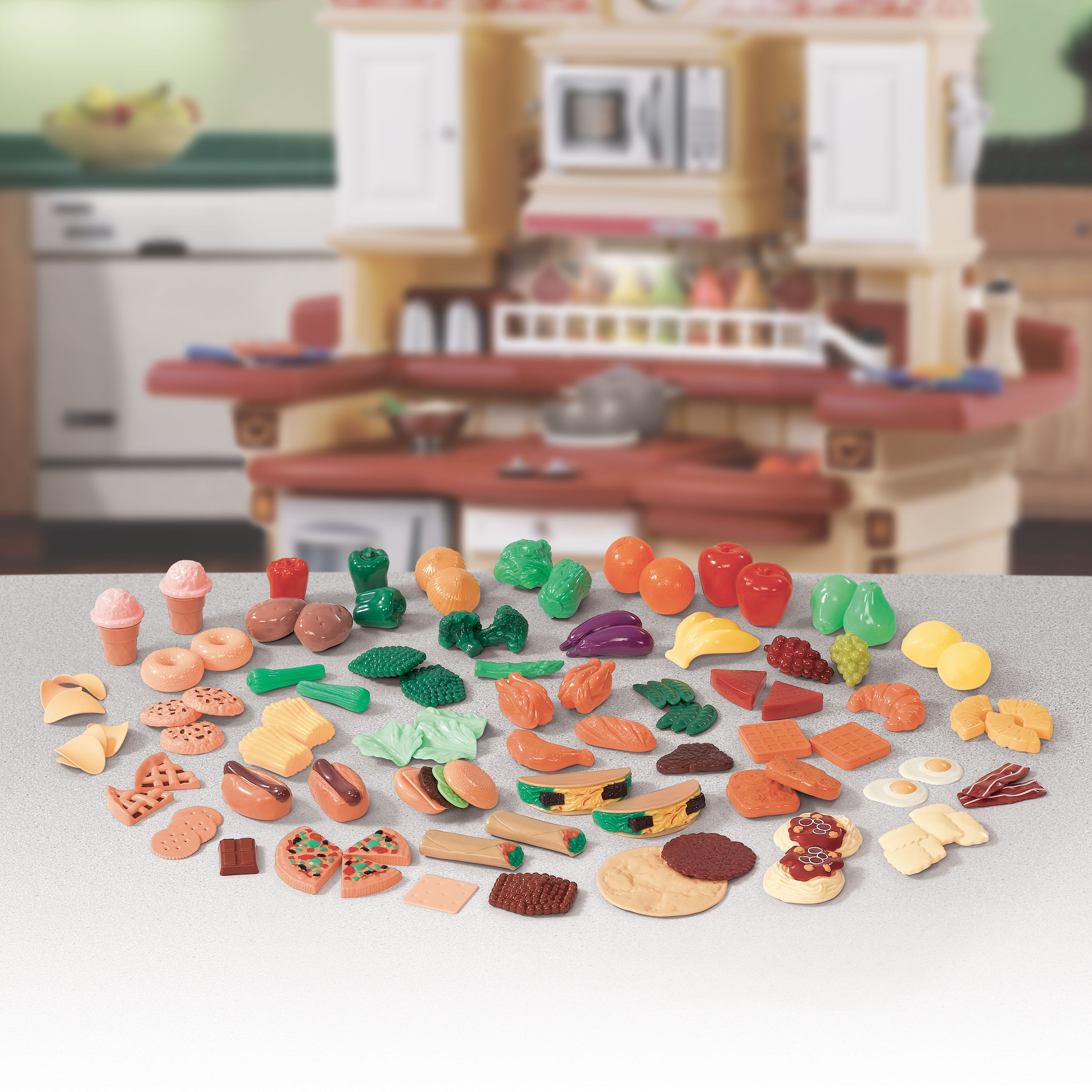 Step2 101 Piece Plastic Play Food Assortment for Toy Kitchens - image 3 of 4