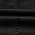 thumbnail image 7 of IROINNID Men's Long Sleeve Faux Leather Mid-Length Hoodie Jacket Solid Color Comfy Autumn And Winter Baseball Uniform Leather Jacket Leather Jacket, 7 of 7