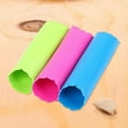 thumbnail image 3 of Grandest Birch 5Pcs Garlic Peeler Convenient Easy Use Rubber Random Color Vegetable Peeler Tube Roller for Kitchen Flexible Easy U, 3 of 7