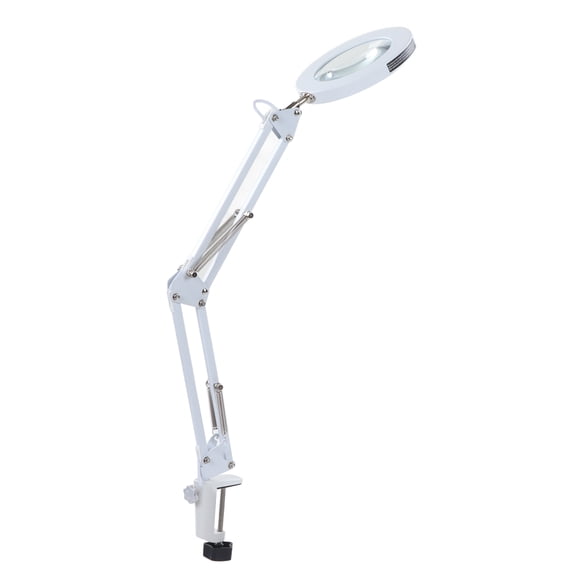 Luz de abrazadera, lupa con luz Lupa con lámpara de abrazadera de luz Claridad notable
