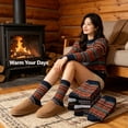 thumbnail image 5 of TELOLY 10Pairs Thermal Socks for Men,39-44 Yards Men Socks,Unisex Design Warm Socks for Men,Combination2, 5 of 5