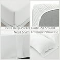 thumbnail image 2 of PURE ERA Jersey Knit 4pcs Sheets Set 20" Deep Pocket Ultra Soft 100% Cotton Bedding (Queen, Bright White), 2 of 9