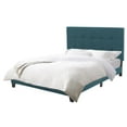 thumbnail image 1 of CorLiving Ellery Upholstered Adult Full Bed with Slats and Tufted Headboard, 1 of 9