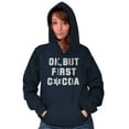 thumbnail image 4 of Snowflake Ok But First Hot Cocoa Hoodie Sweatshirt Women Men Brisco Brands X, 4 of 6