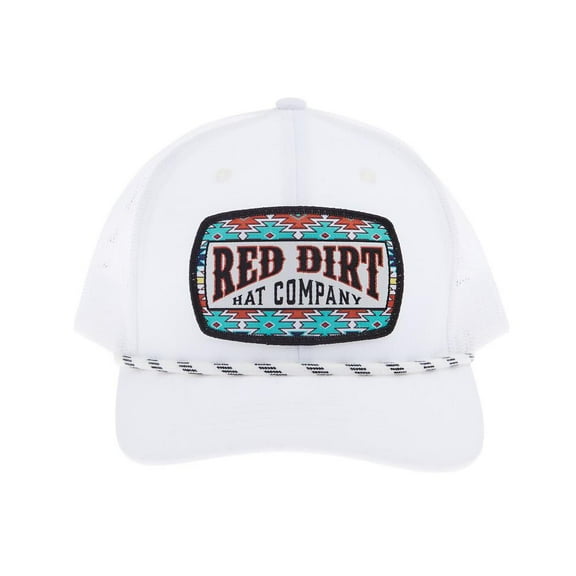 Red Dirt Hat Company Red Dirt Youth Boss Hog White Cap