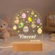thumbnail image 1 of Luz nocturna LED Easter Bunny Egg – Lámpara ambiental personalizada multicolor • Plástico 20x14,5cm • Decoración festiva para el hogar, gorro personalizado, somnífero relajante, 1 of 6