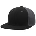 thumbnail image 1 of Pacific Headwear ES341.Q92.XS Premium M2 Performance Trucker Flexfit Cap, Black & Graphite - Extra Small, 1 of 1