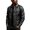 Black, variant on Men's Utility Drop Shoulder Jacket Casual Motorcycle Coat Streetwear Outerwear Style for Everyday Wear and Parties(Red,L)