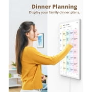 Dragon Touch 27 Inch Digital Calendar, Electronic Wall Calendar Chore Chart for Family Monthly/Weekly Planner with Desk Mount