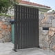 thumbnail image 3 of Yeshouse Panel de privacidad independiente para exteriores, ideal para patio, balcón y jardín. Divisorio decorativo de metal, resistente a la intemperie. Incluye soporte y accesorios, 3 of 7