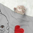 thumbnail image 2 of Rocae Animal Bulldog1 for Pet Blanket Dog Blanket Cat Blanket Soft Sleep for Small Medium Pet-Small, 2 of 8