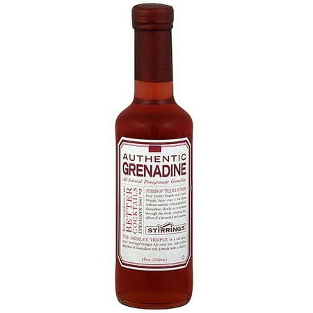Stirrings Authentic Grenadine Syrup, 12 oz (Pack of 6)