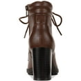 thumbnail image 3 of Style & Co. Womens Laurellee Faux Leather Zipper Combat & Lace-Up Boots, 3 of 3