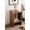Natural, variant on Kate and Laurel Reddy Modern Arched Wood Side Table, 16 x 12 x 24, Walnut Brown, Transitional Two-Tier End Table for Use as a Bedroom Nightstand or Small Record Player Stand
