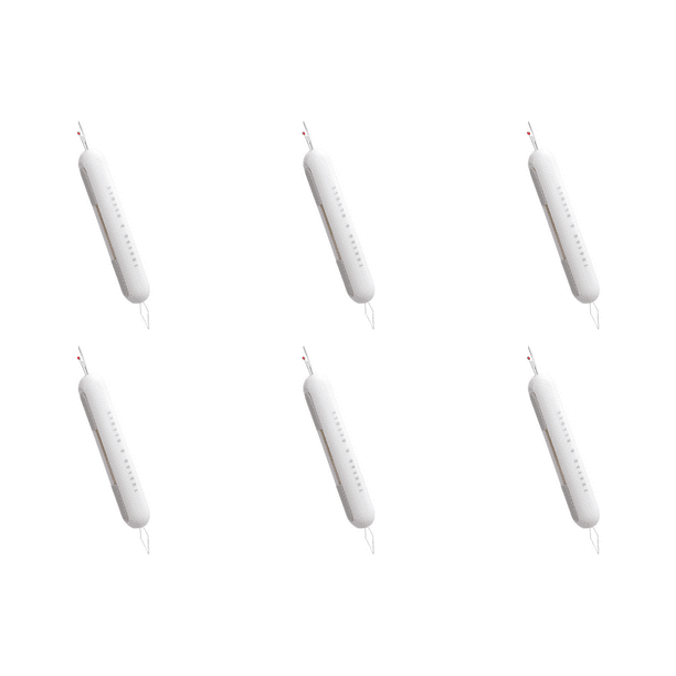 Destripador Costuras Enhebrador Agujas 2 en 1 para Coser Ropa () Blanco