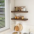 thumbnail image 5 of 24Inch Floating Shelves for Wall 2 Pack Shelves for Bedroom|Kitchen|Bathroom Wall Mounted Rustic Wood Floating Shelf with Invisible Brackets, 5 of 12